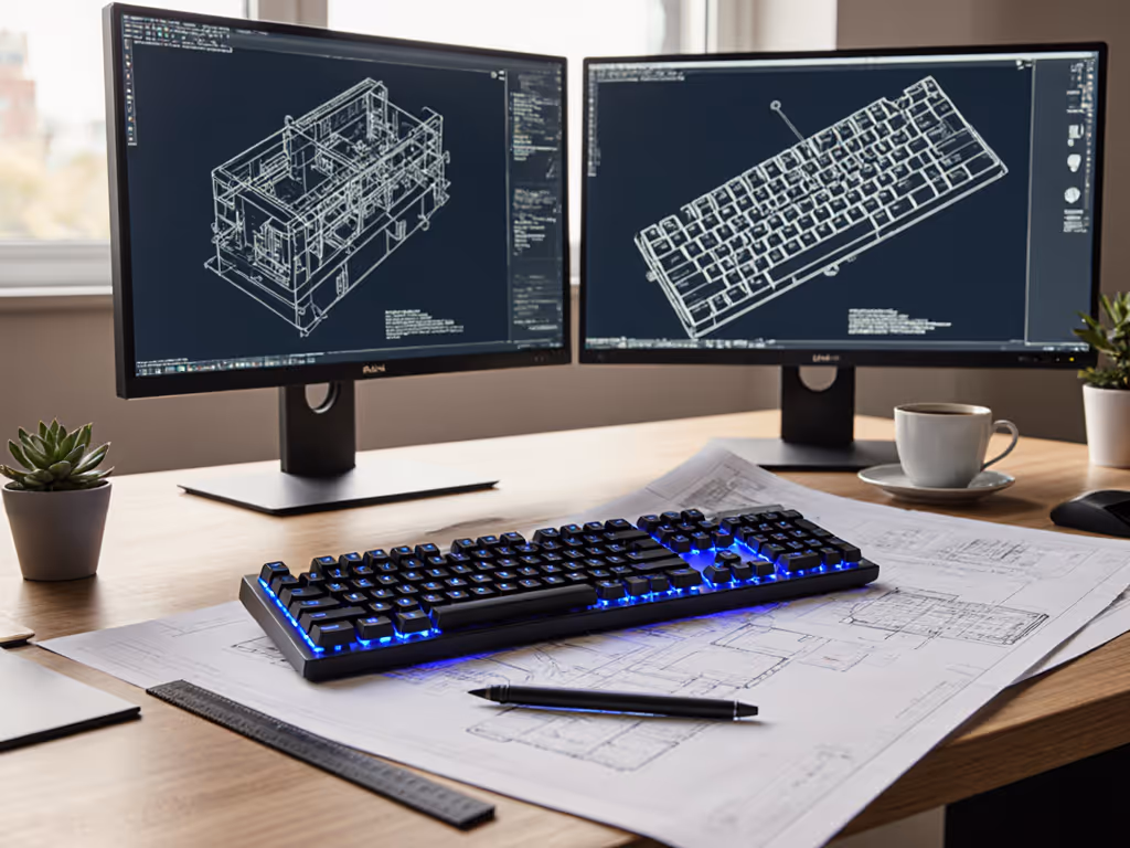 Seamless Wireless CAD Keyboards: 2025 Comparison