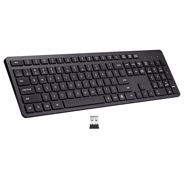 Wireless Full-Size USB Keyboard
